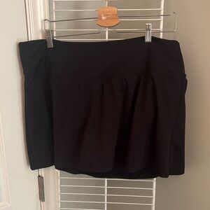 all in motion Black Women's Athletic Skort with Flared Hem